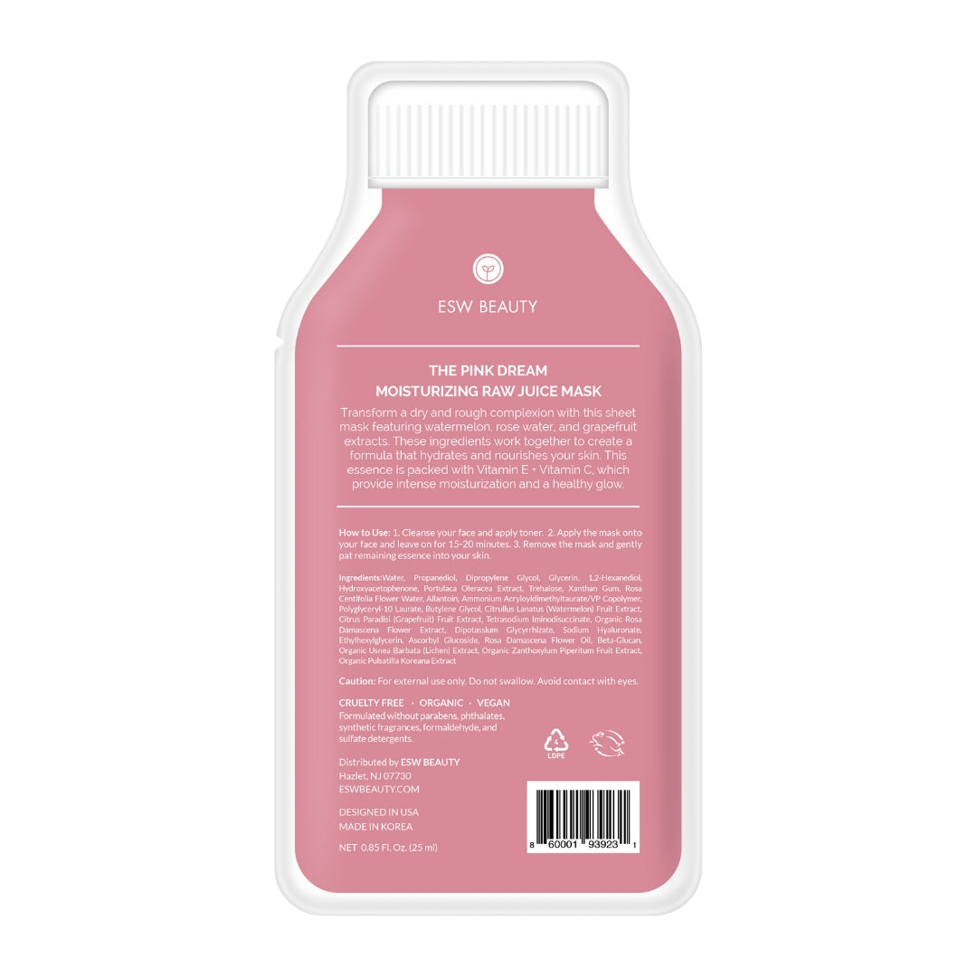 The Pink Dream Moisturizing Raw Juice Mask - Paz Lifestyle 