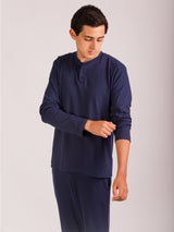 Renzo Blue Extra Soft Pajamas