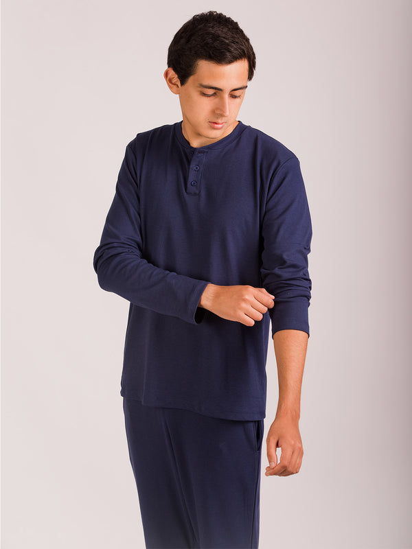 Renzo Blue Extra Soft Pajamas