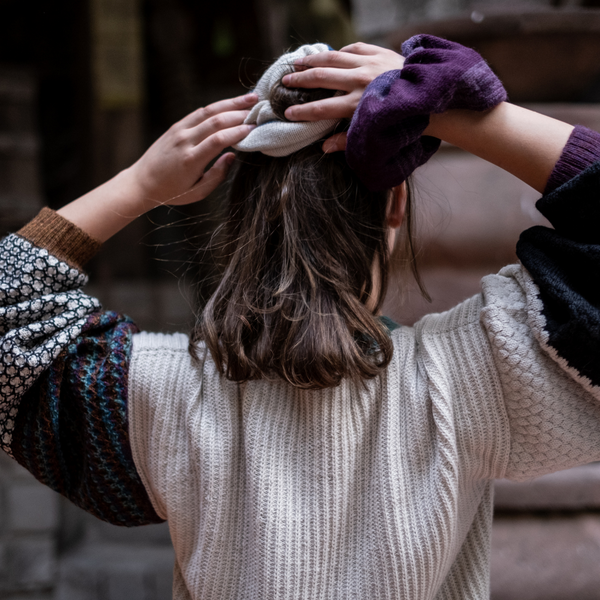 Gigantic Zero Waste Scrunchie