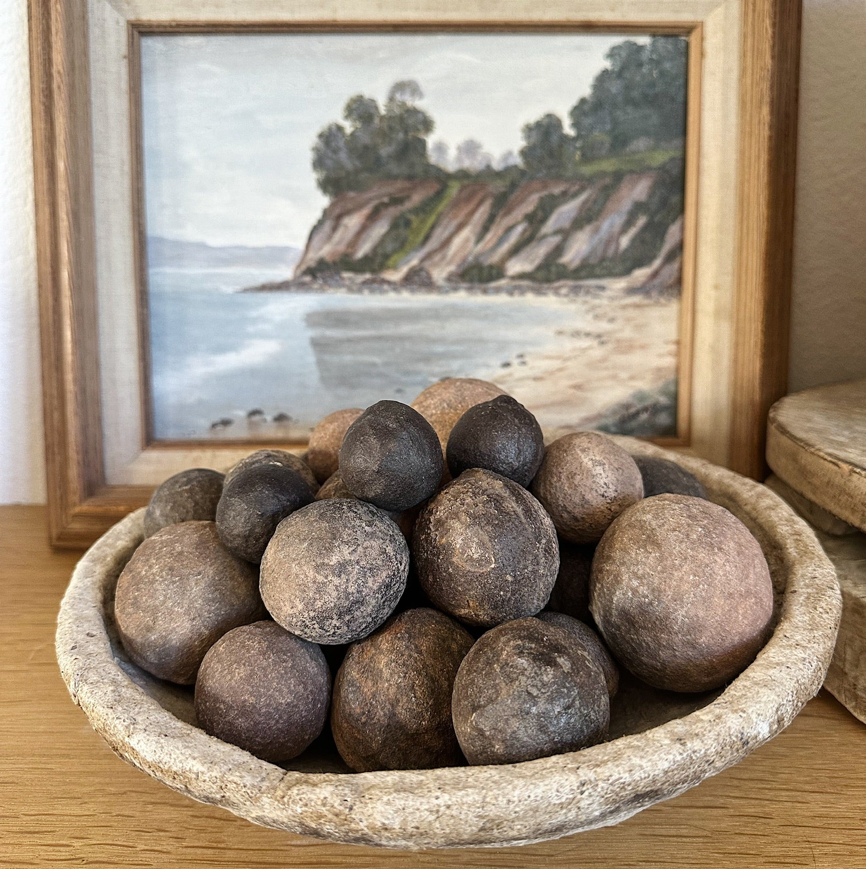 Antique Paper Machè Bowl