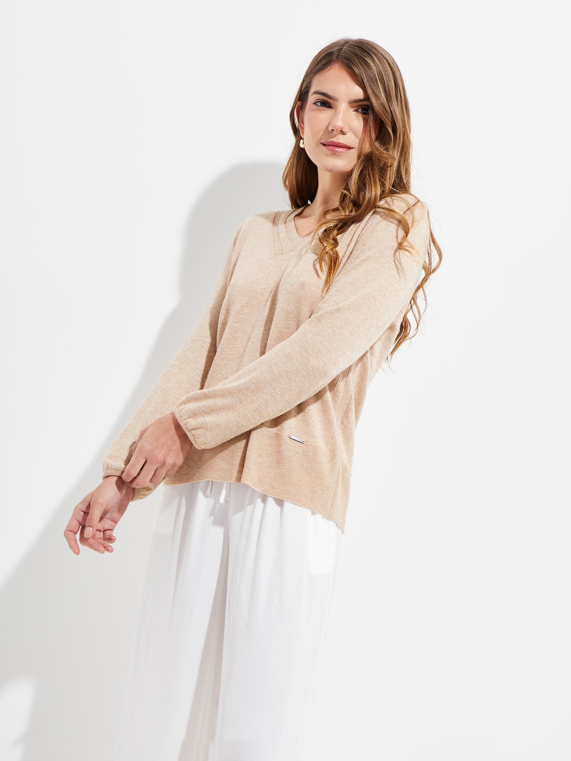 Yliada Sweater Cotton Color Beige