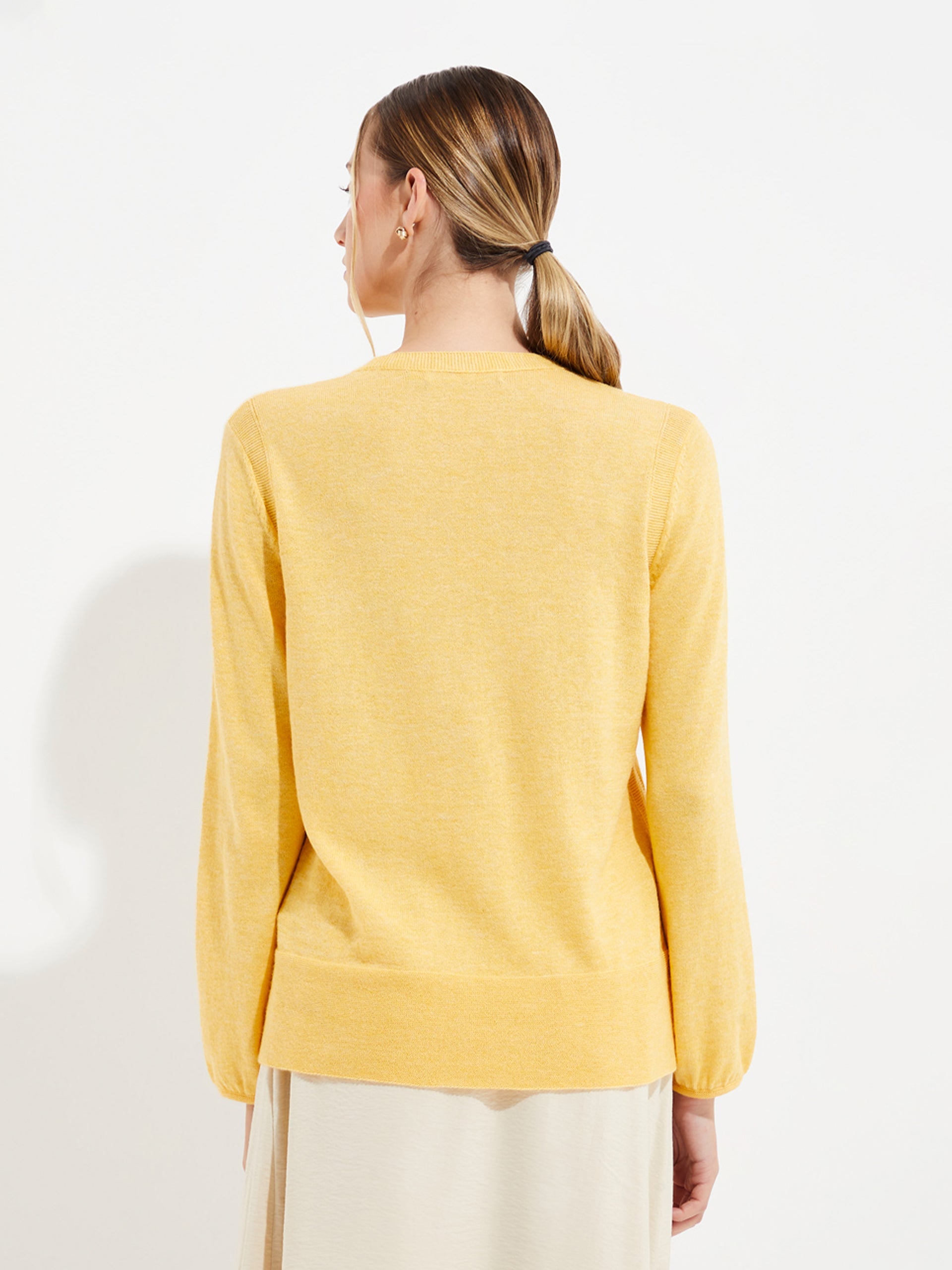 Yliada Sweater Cotton Color Yellow