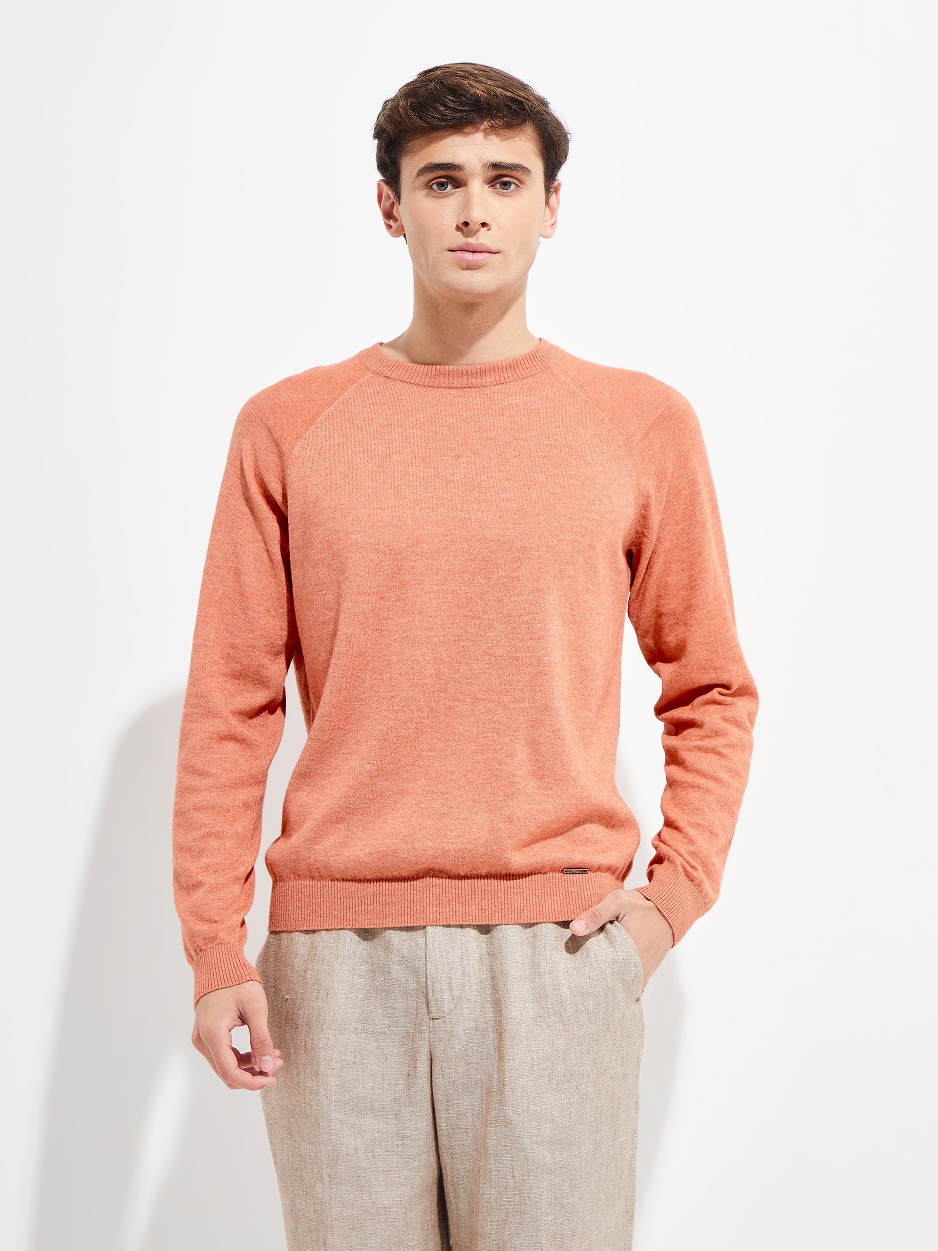 Yordan Sweater Cotton Color Orange