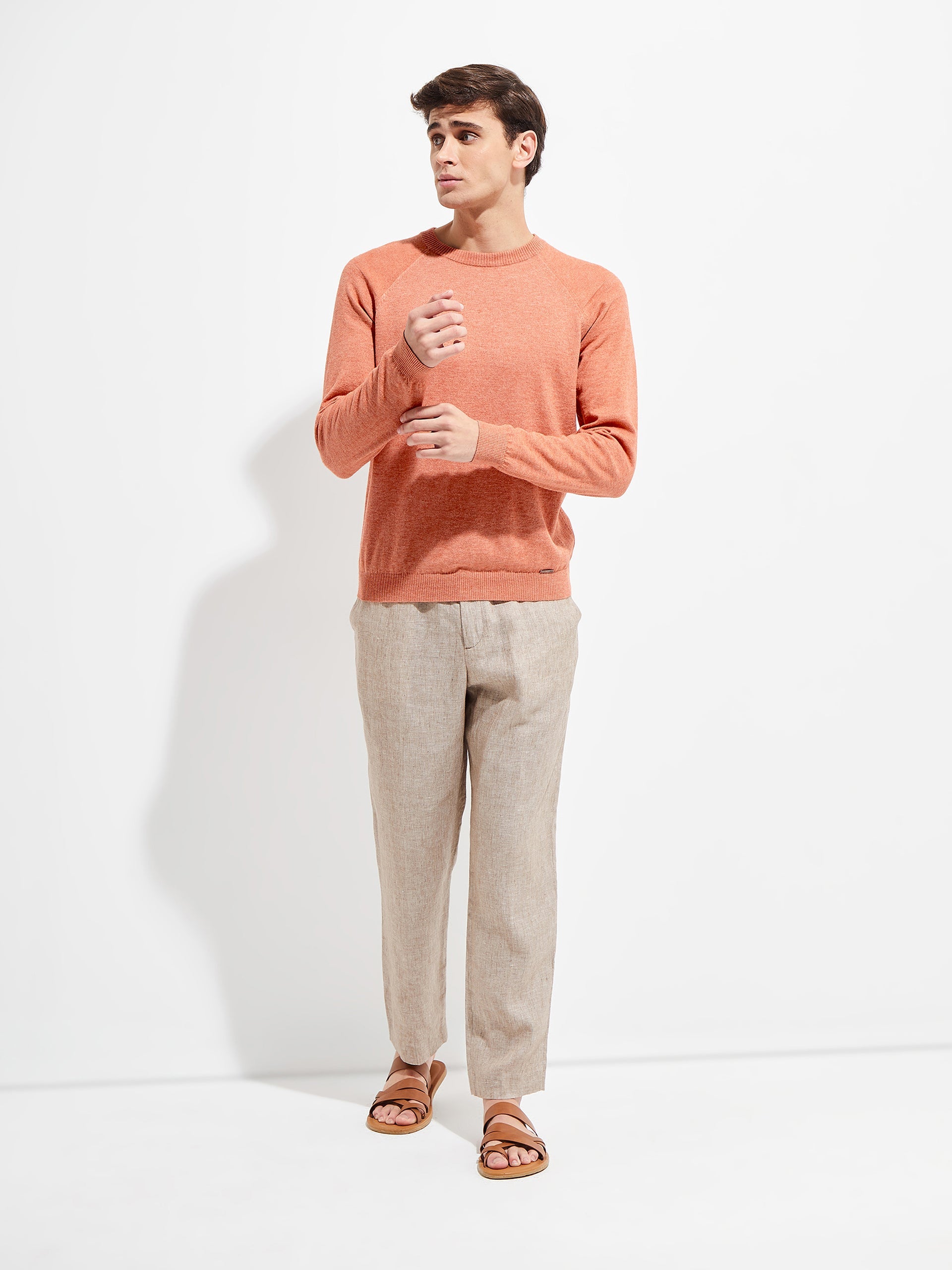 Yordan Sweater Cotton Color Orange