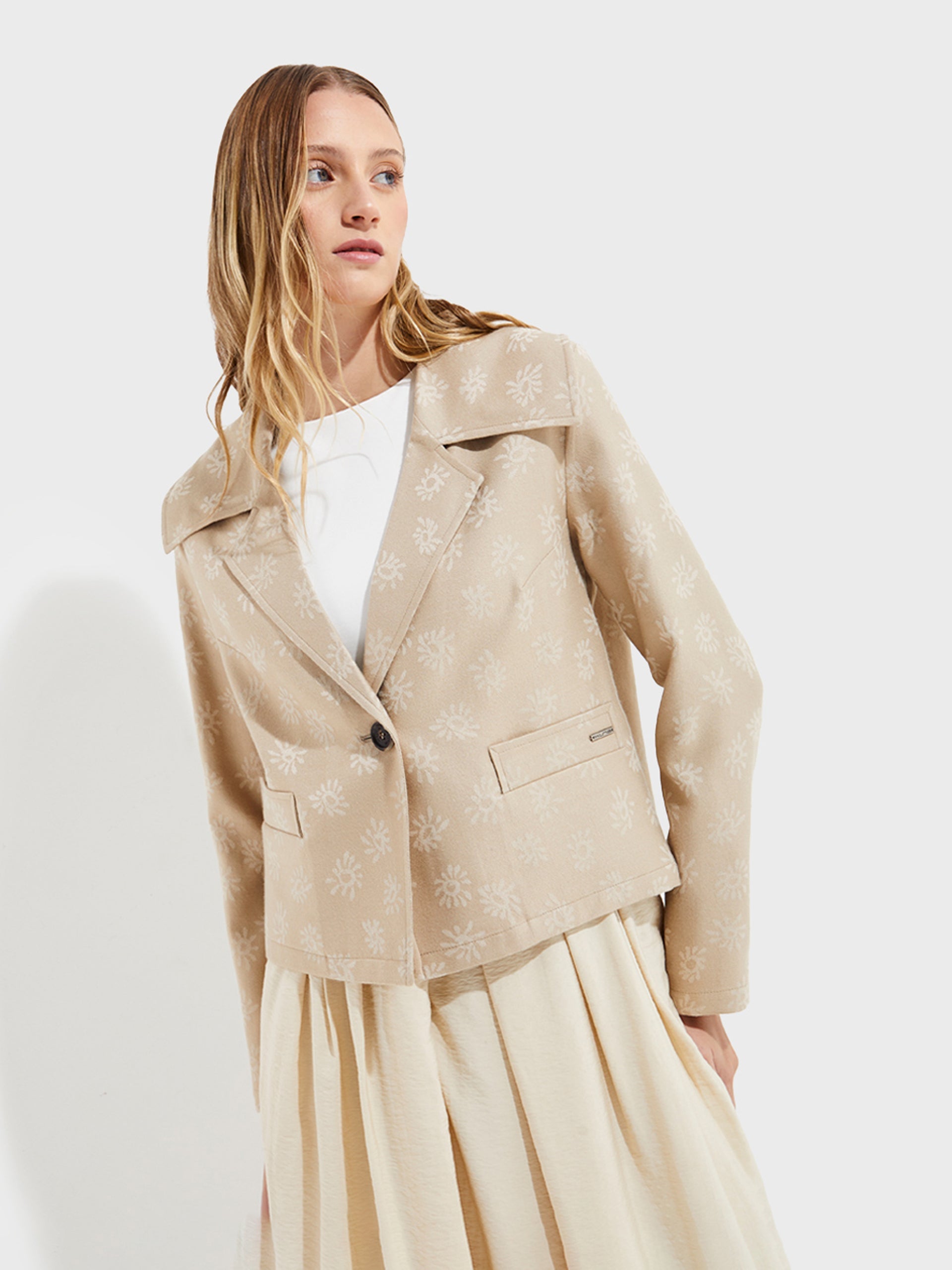 Ytaparica Coat Bamboo Color Beige