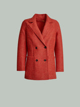 Yvrea Coat Alpaca Color Orange