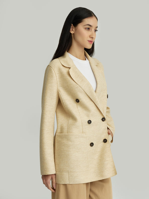 Yvrea Coat Alpaca Color Beige