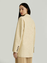 Yvrea Coat Alpaca Color Beige