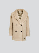 Yvanka Coat Alpaca Suri Color Beige