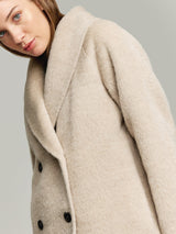 Yvanka Coat Alpaca Suri Color Beige