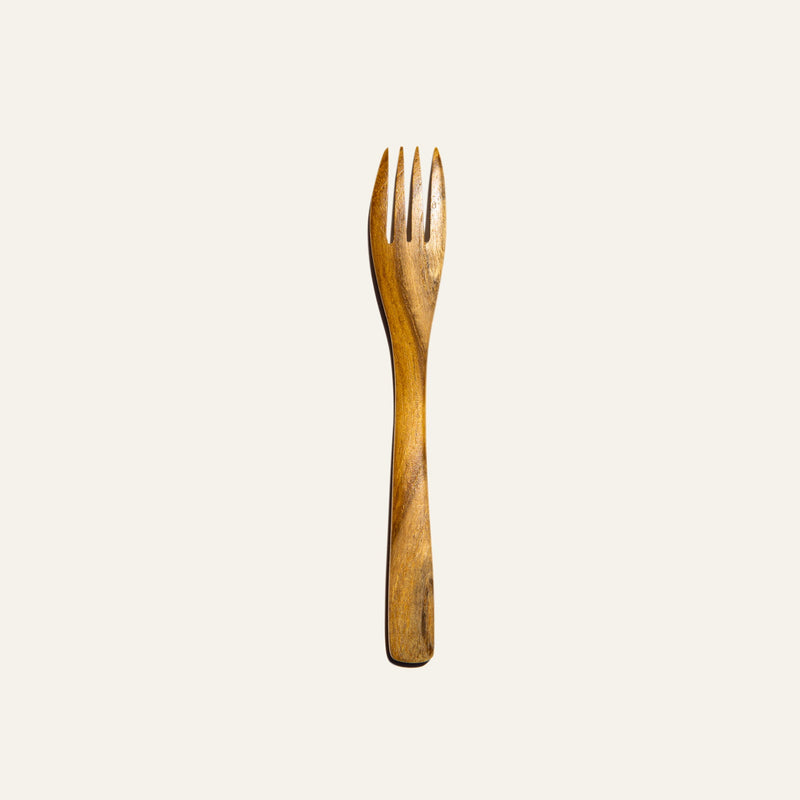 Reusable Wooden Fork Utensil (Teak Wood)