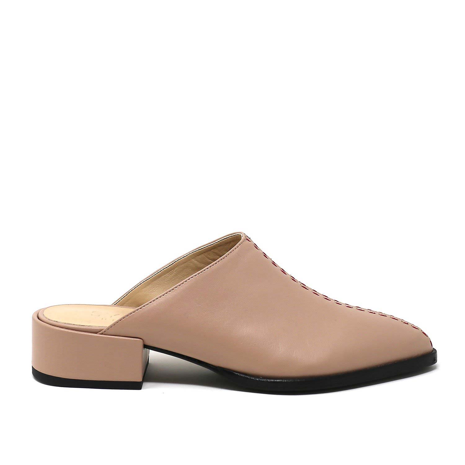 Sylven Cass Blush Vegan Nappa Flats