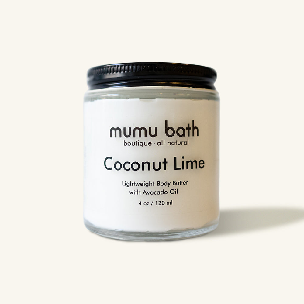 Coconut Lime Lightweight Body Butter - Mumu Bath