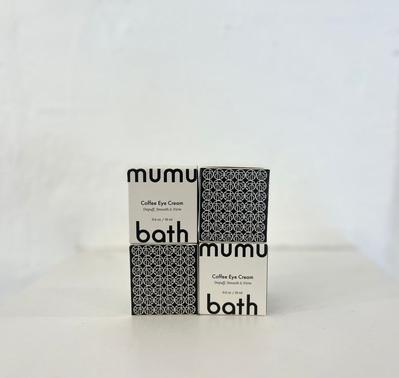 Coffee Eye Cream packaged by Mumu Bath