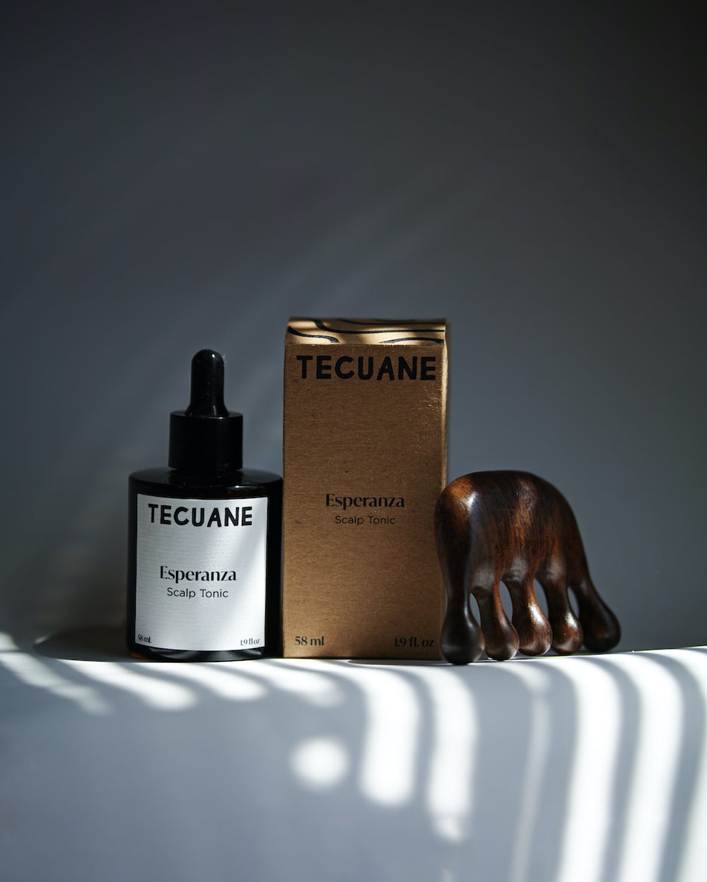 TECUANE DUO PACKAGE (Scalp Tonic + Wood Comb)