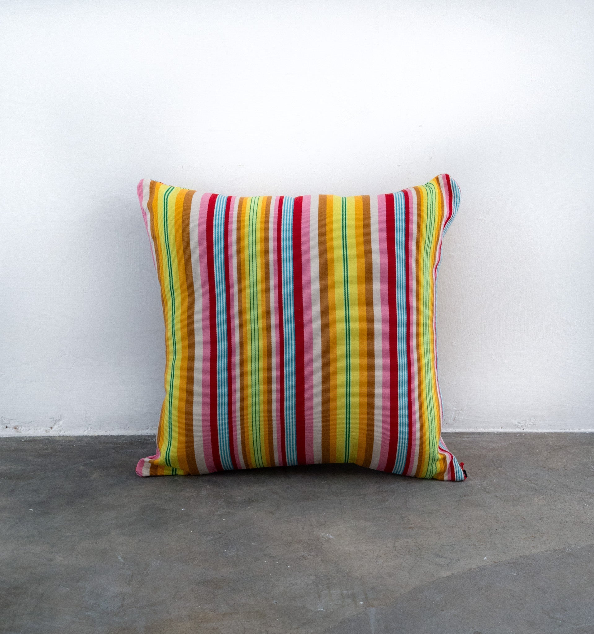 CUSHION COVER MULTICOLOR THIN STRIPES