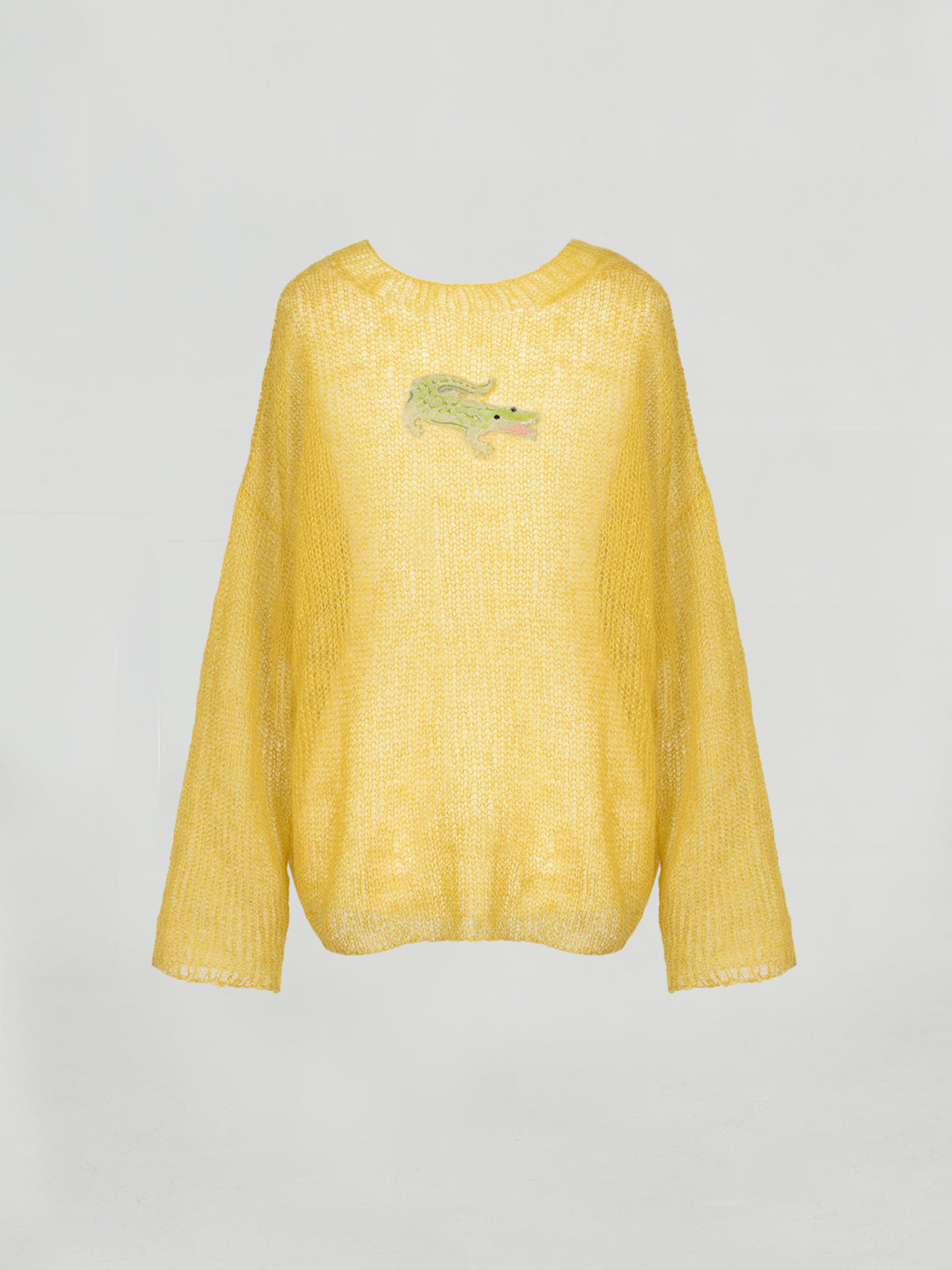 Mohair Pullover - Chartreuse