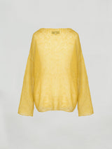 Mohair Pullover - Chartreuse