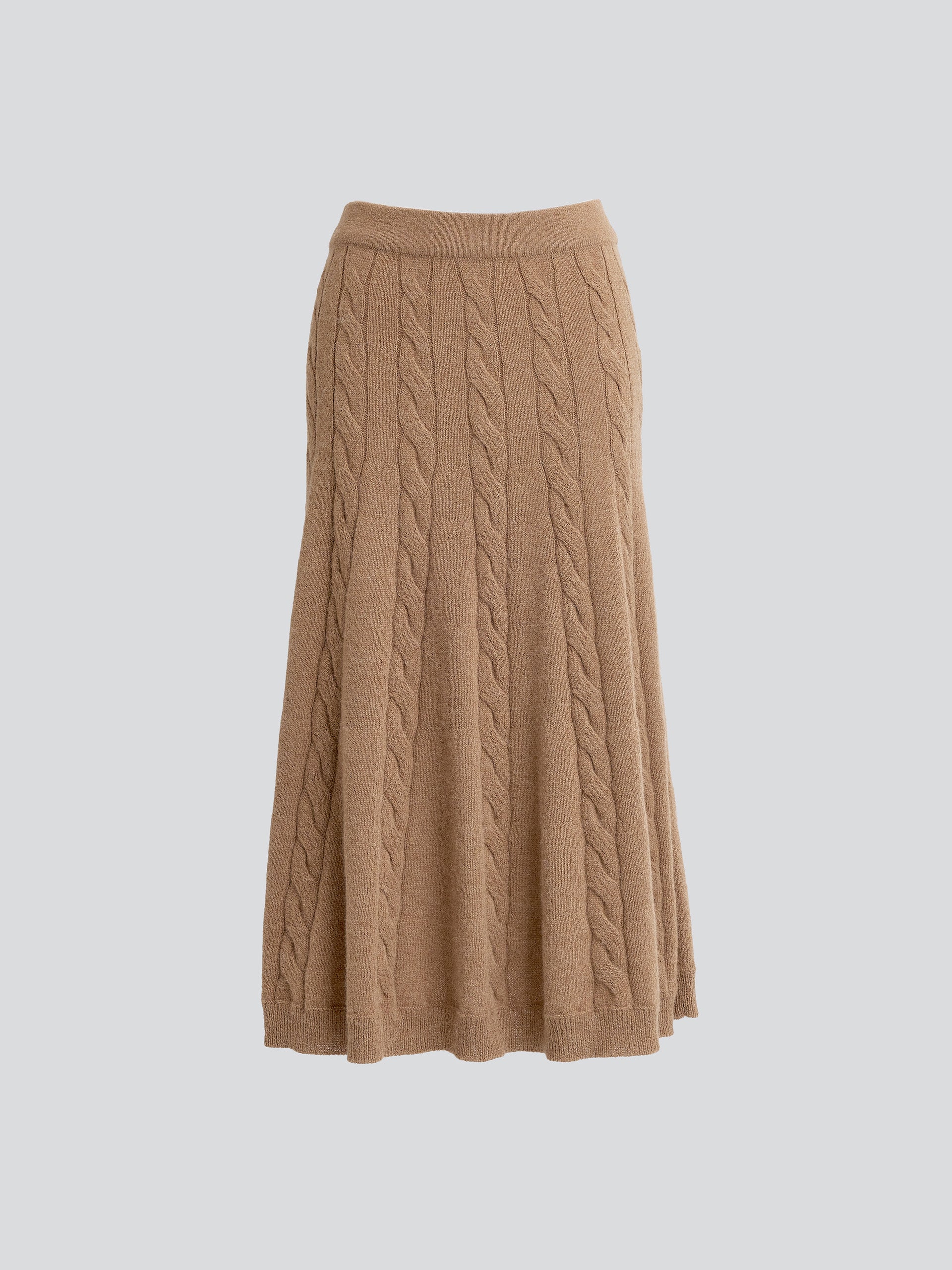 Yessica Skirt Baby Alpaca Color Camel