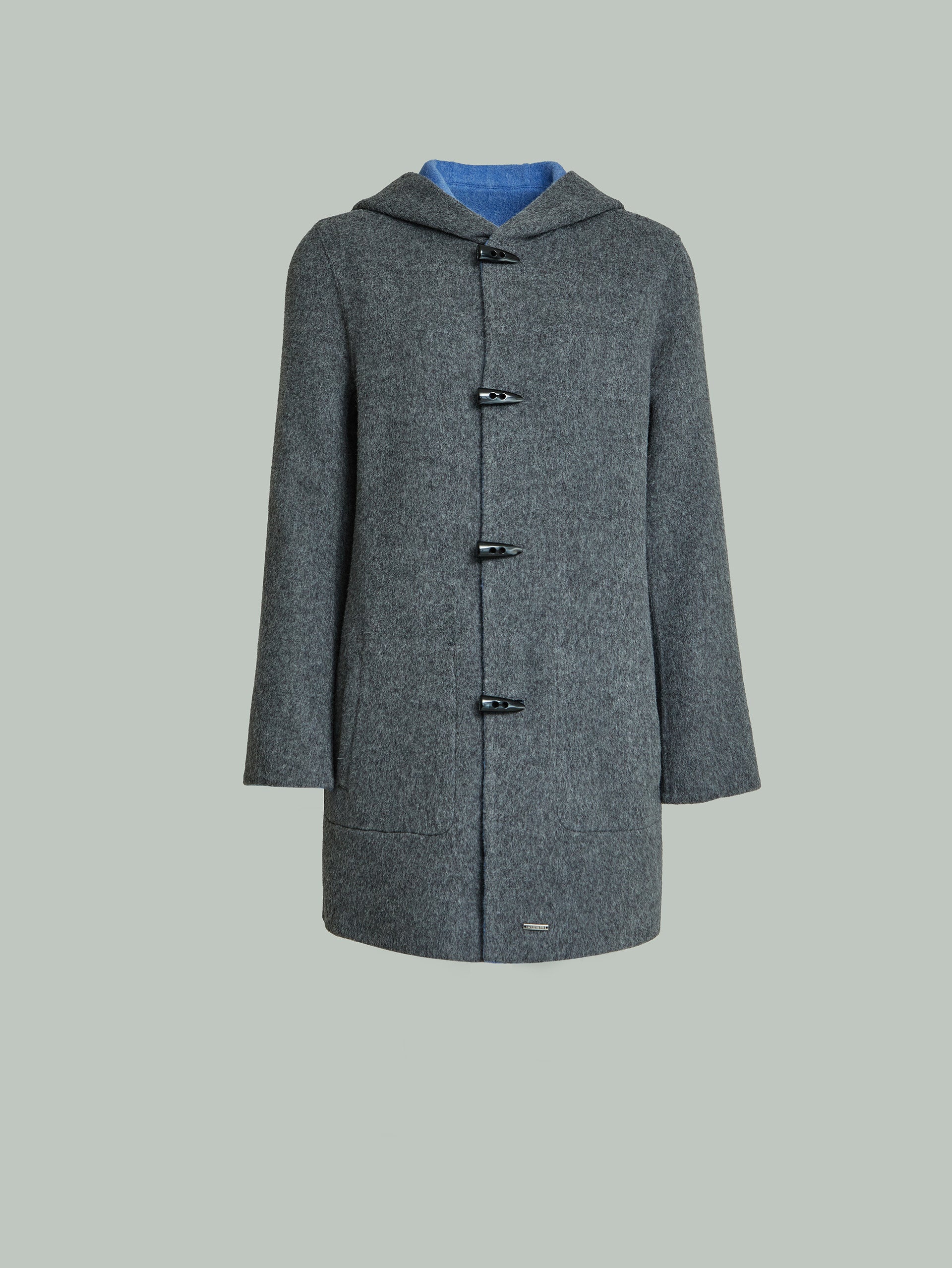 Alaia Coat Baby Alpaca Color Blue