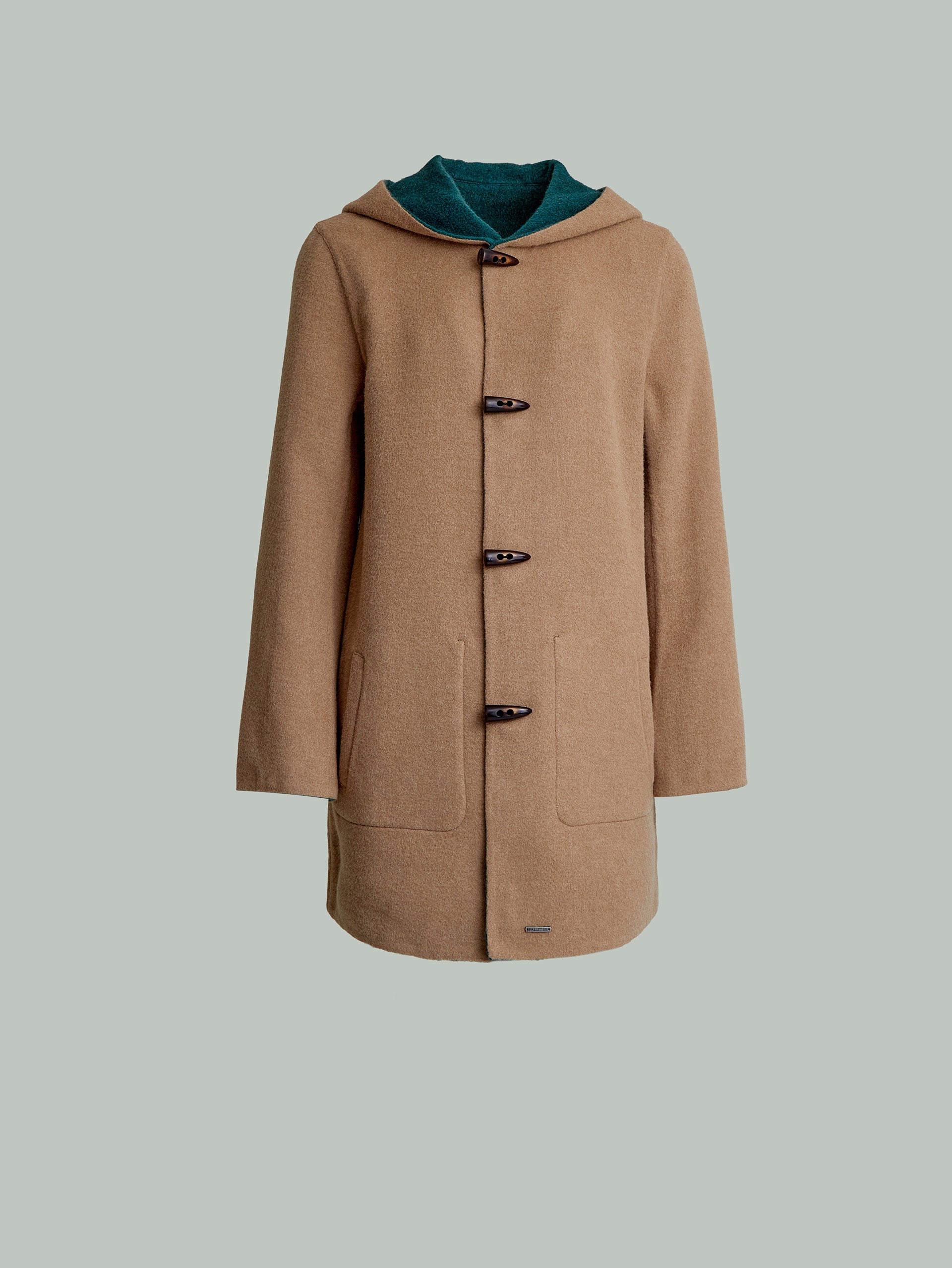 Alaia Coat Baby Alpaca Color Green