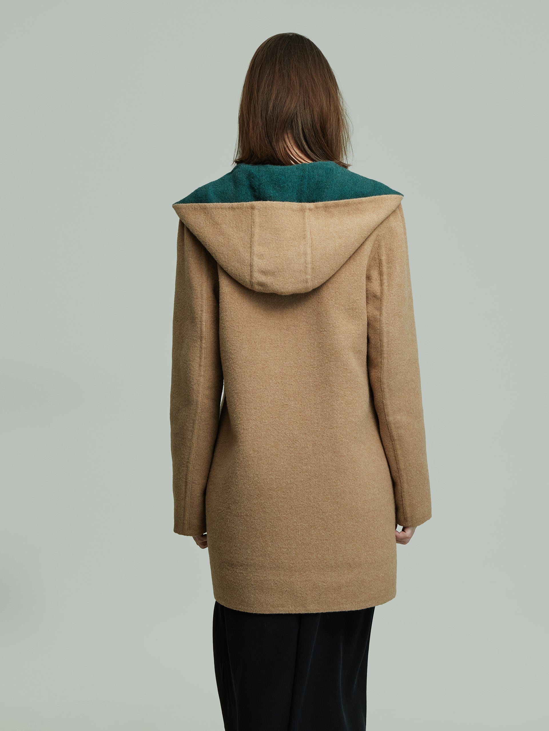 Alaia Coat Baby Alpaca Color Green