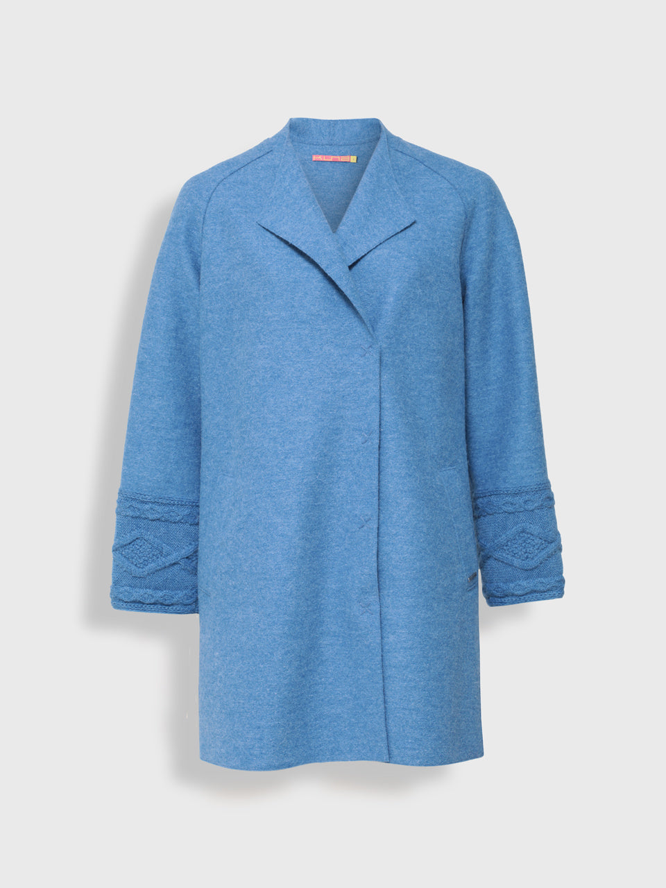 Yoshiko Coat Alpaca Color Blue