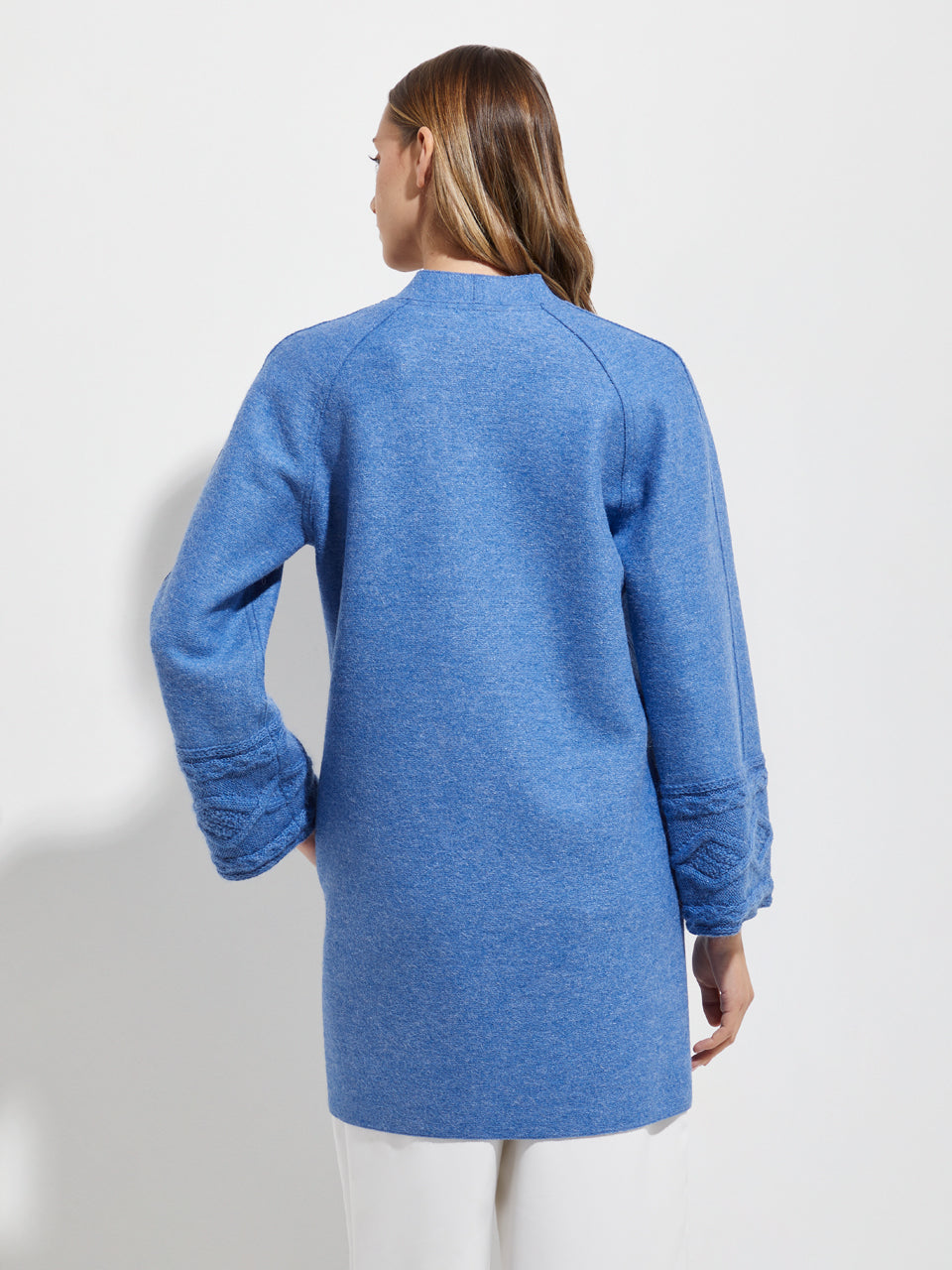 Yoshiko Coat Alpaca Color Blue