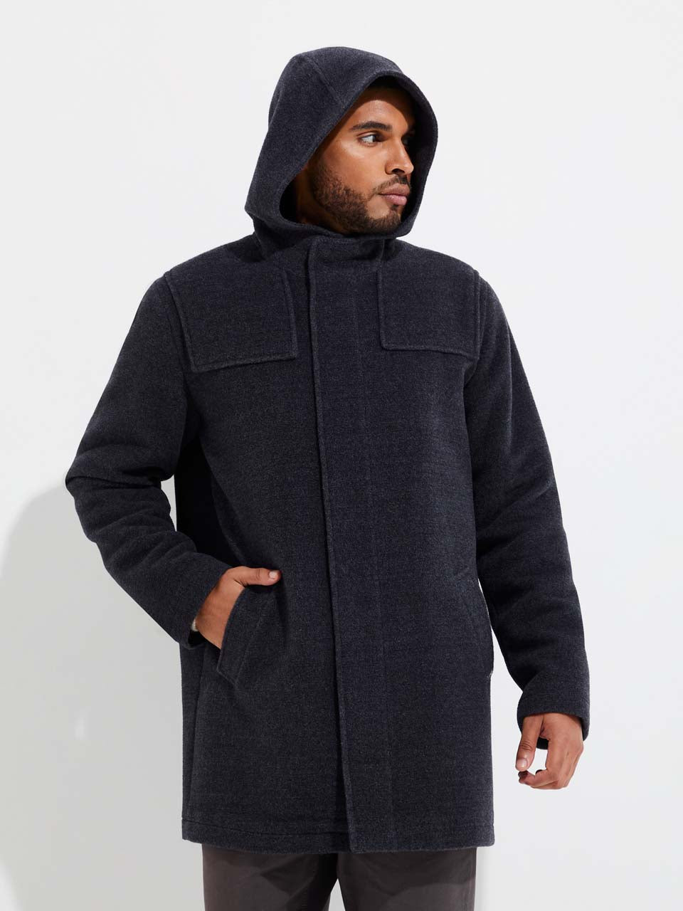 Yared Coat Wool & Alpaca Color Grey