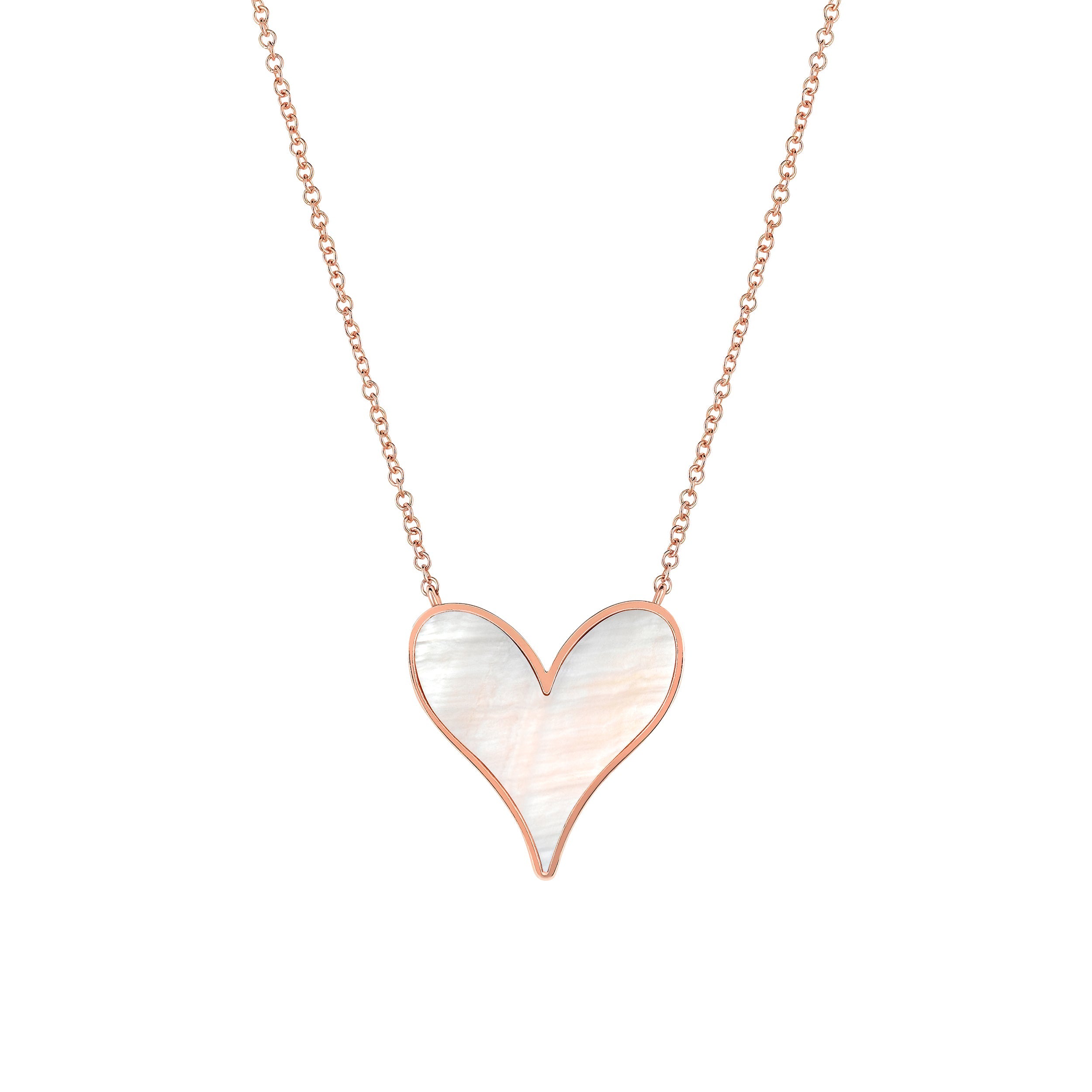 Love Pendant 15mm in Rose Gold