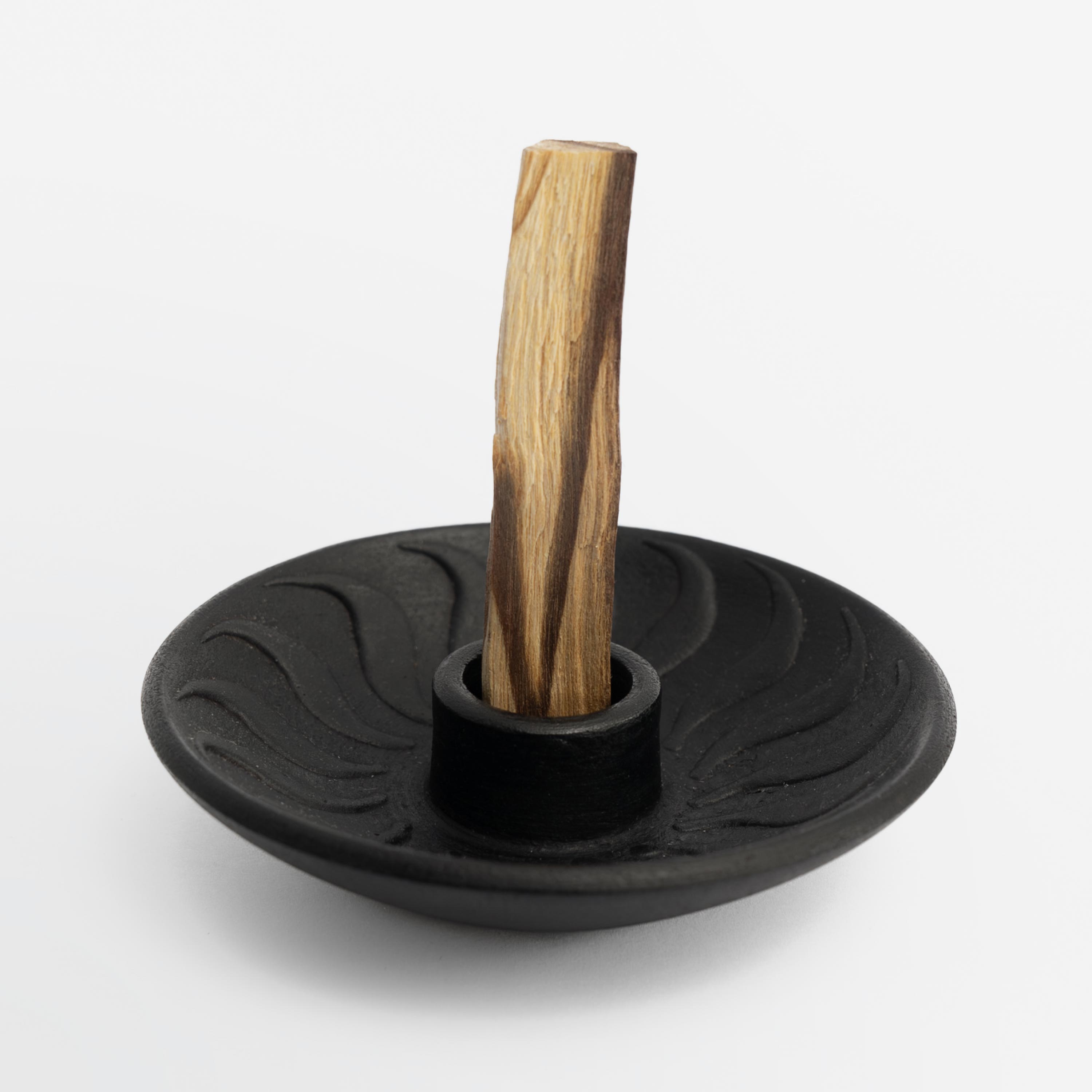 Palo Santo Holder Black Matte (with five Palo Santo Sticks)