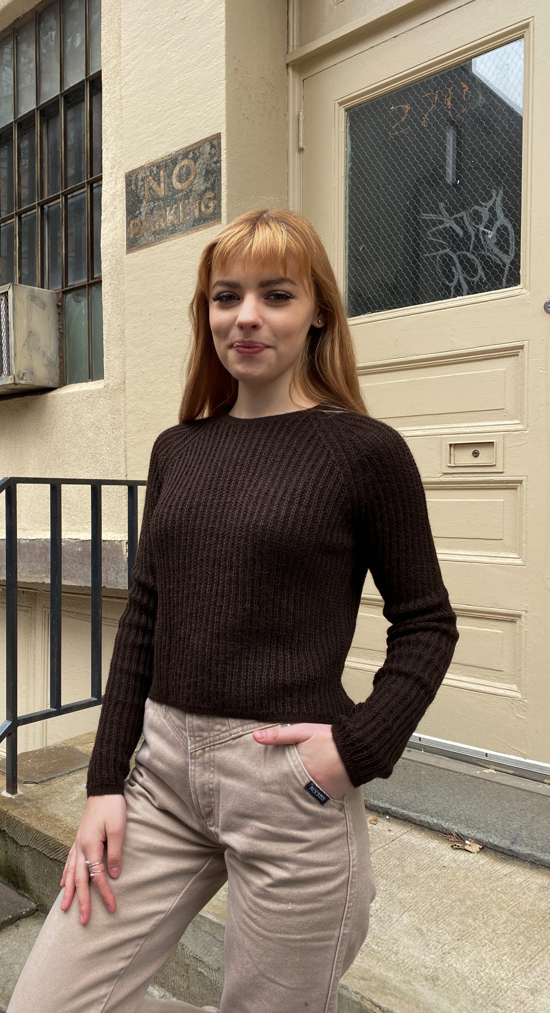 Sawika Crop Alpaca Sweater