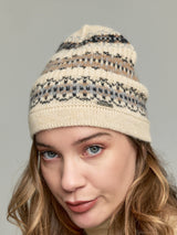 Yoke Hat Hat Baby Alpaca Color Beige