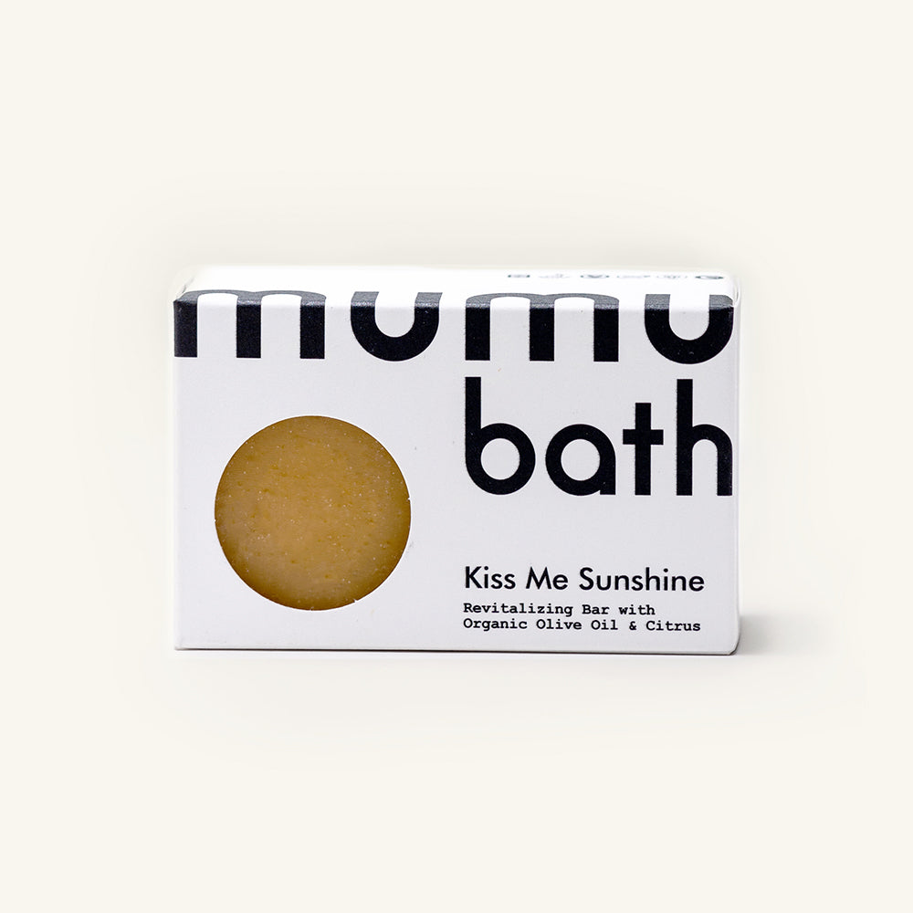 Kiss Me Sunshine Soap Bar with citrus handmade by Mumu Bath