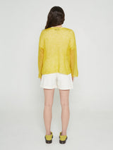 Mohair Pullover - Chartreuse