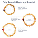 Palo Santo and Huayruro Bracelet