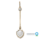 Water Wand Pendant in 18k Yellow Gold and Mother-of-Pearl