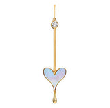 Love Wand Pendant in 18k Yellow Gold and Mother-of-Pearl