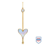 Love Wand Pendant in 18k Yellow Gold and Mother-of-Pearl