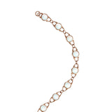 TreasureLock Mother-of-Pearl Bracelet 4mm in Rose Gold