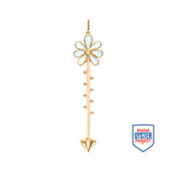 Bloom Wand Pendant in 18k Yellow Gold