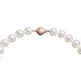 Australian South Sea Round Pearl Necklace in Rose Gold