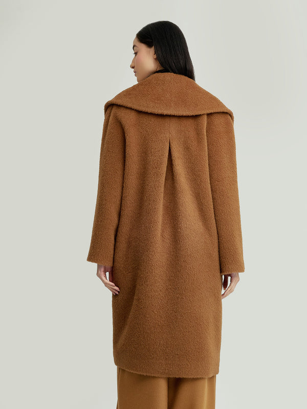 Yssa Coat Suri Alpaca Color Camel