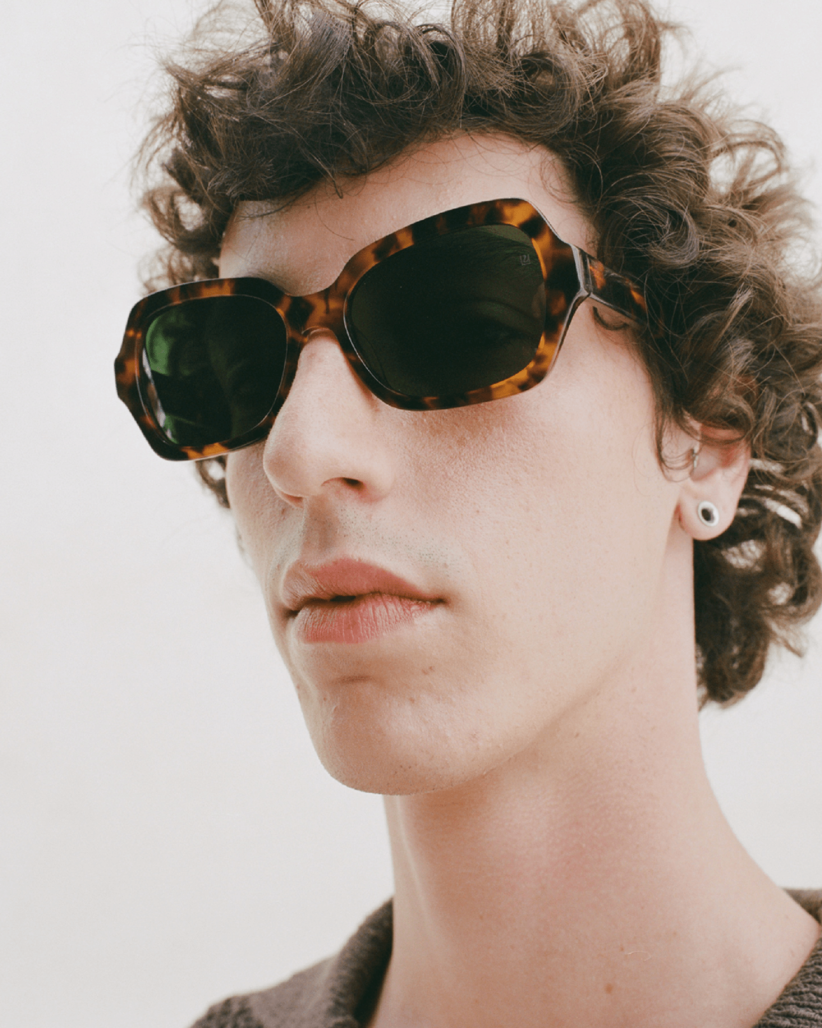 ANANAS Bio-Acetate  Oval Sunglasses for Men & Women | Honey Speckle (Havana)| Sunnies Collection | OLLU