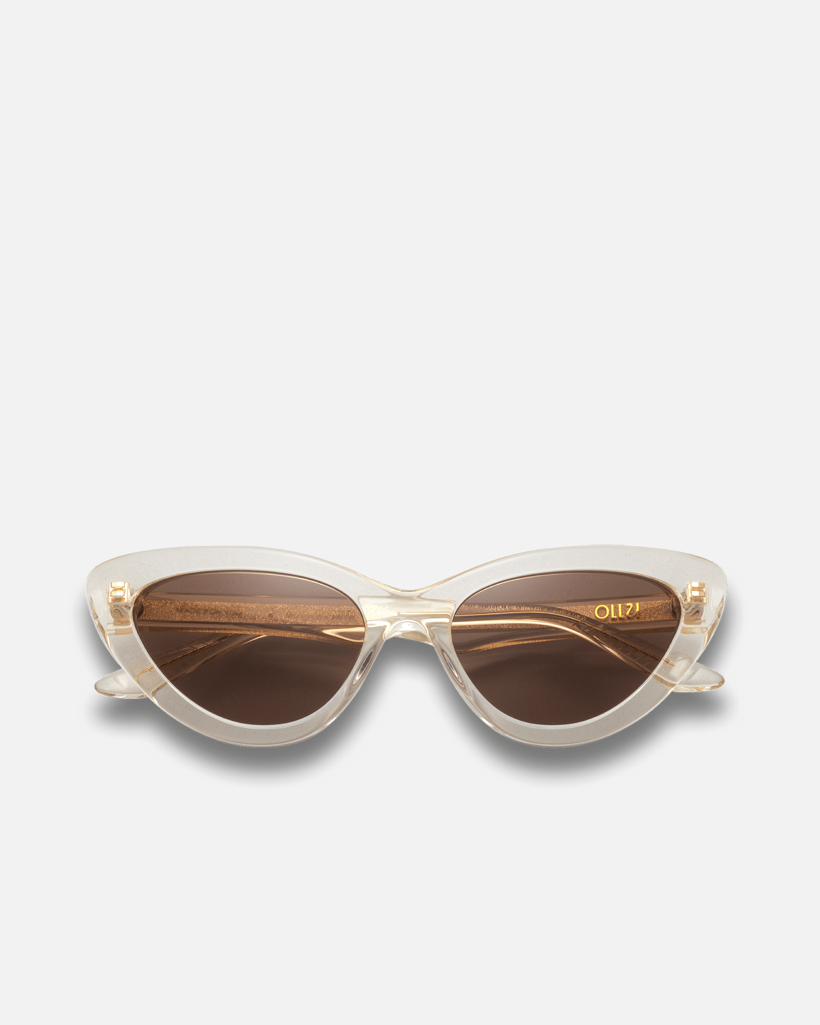 NONI Bio-Acetate Cat Eye Sunglasses for Men & Women | Champagne | Sunnies Collection | OLLU