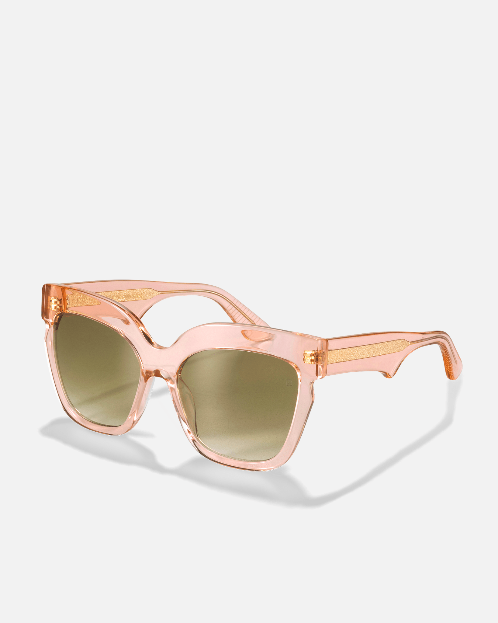 PAPAYA Bio-Acetate Oversized Sunglasses for Men & Women | Blush (Pink) | Sunnies Collection | OLLU