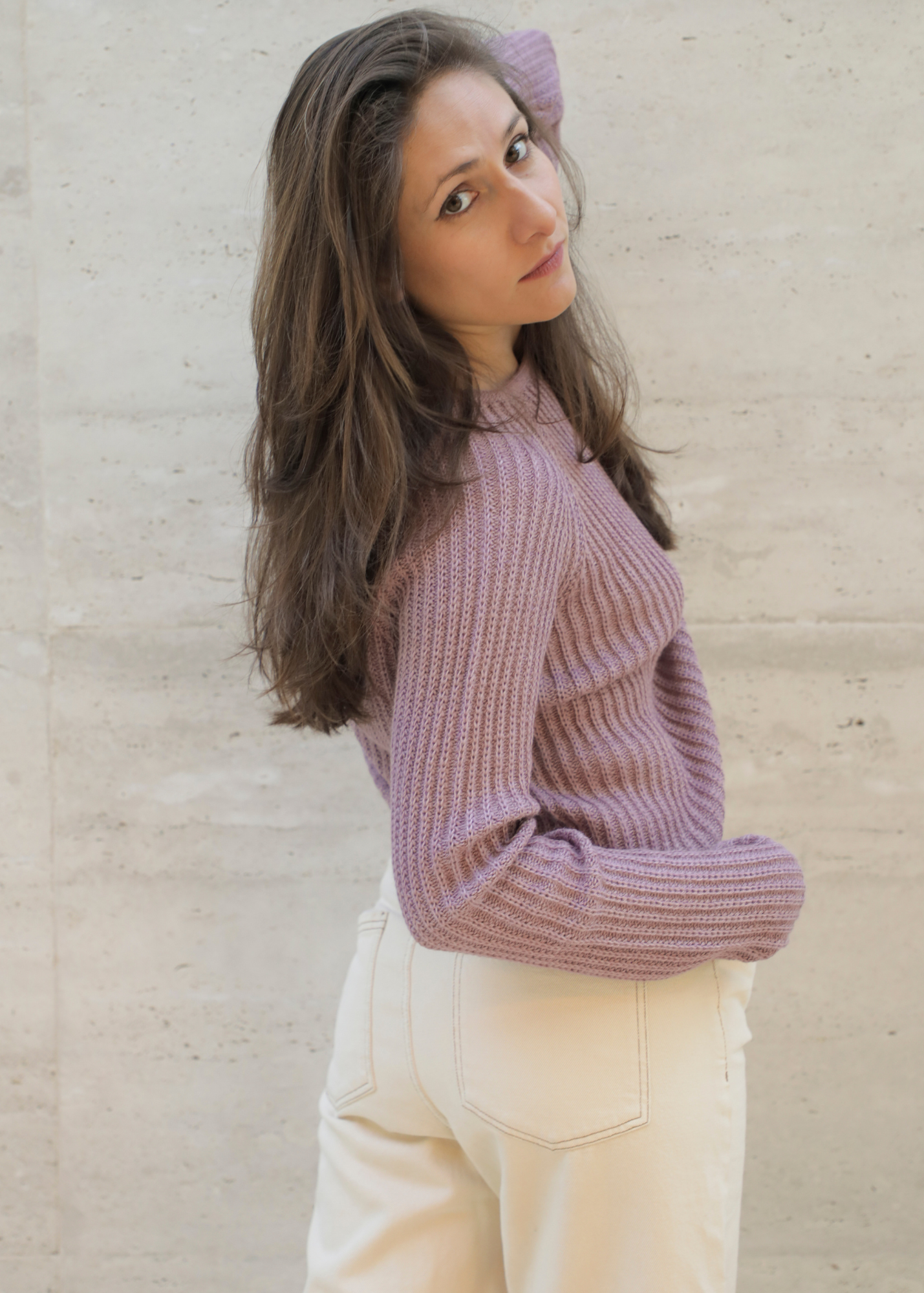 Sawika Crop Alpaca Sweater