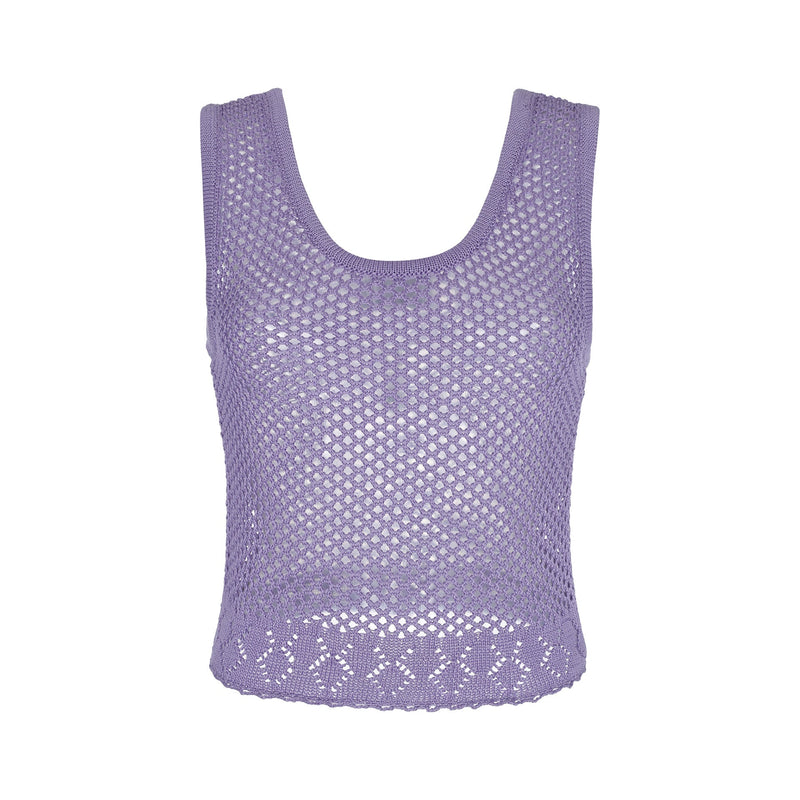 NET TANK TOP LAVANDER