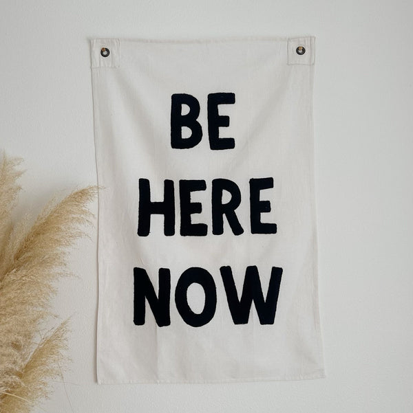 Be Here Now Handmade Wall Tapestry